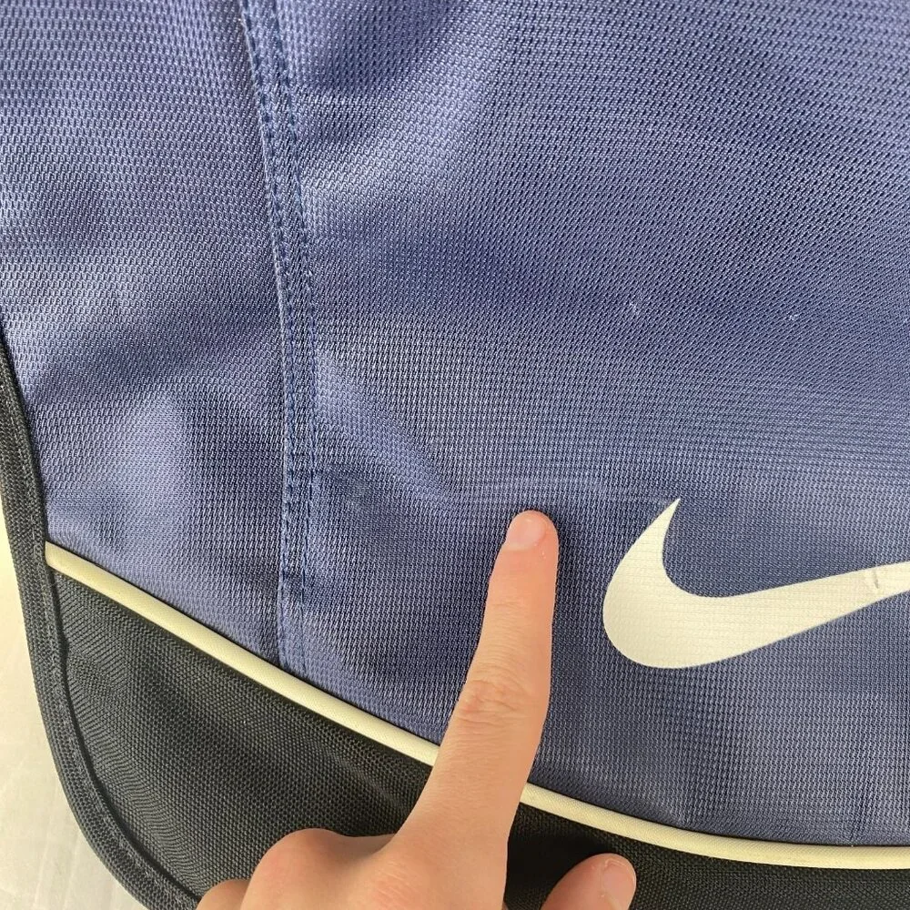 Vintage NIKE Shoulder Laptop Messenger Bag Blue/Black